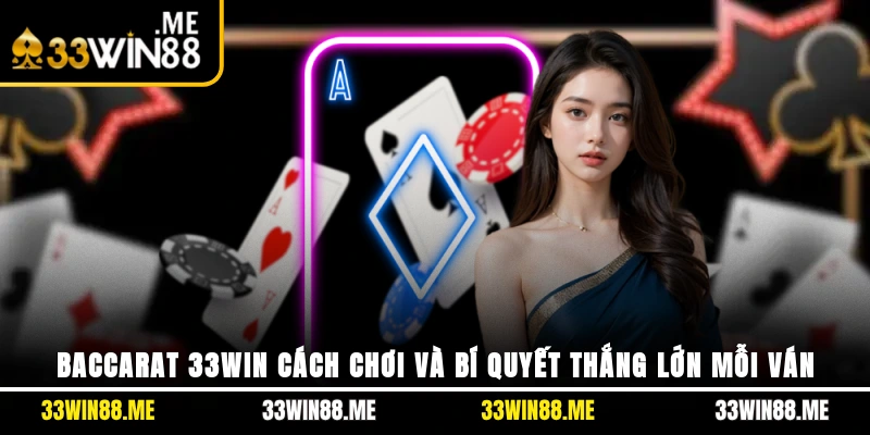 Baccarat 33WIN Cách Chơi Và Bí Quyết Thắng Lớn Mỗi Ván