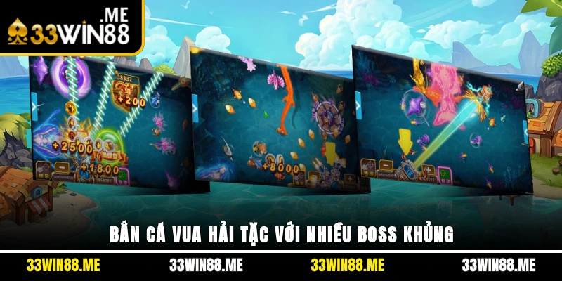 Bắn cá Vua Hải Tặc với nhiều boss khủng
